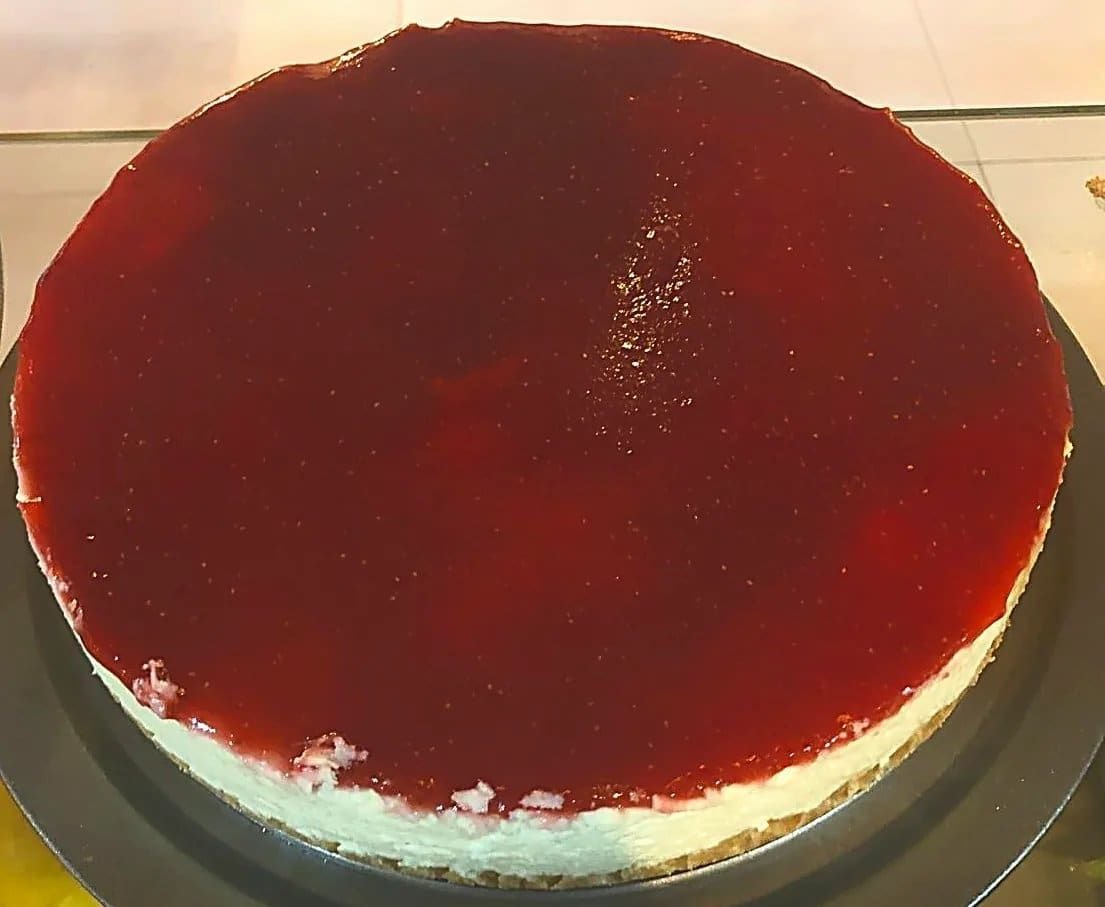Cheesecake, sobremesa do Natura Caffé em Lousada