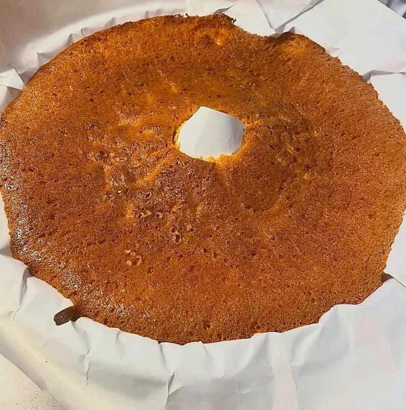 Pão-de-ló, sobremesa do Natura Caffé em Lousada